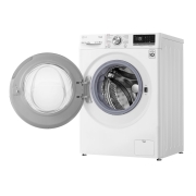 LG Waschmaschine Weiß (9 kg, 1.600 U./Min., EEK A) mit AI DD®, ThinQ® & TurboWash®360° | F6WV709P1, F6WV709P1