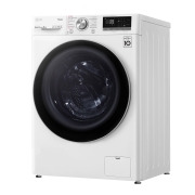 LG Waschmaschine Weiß (9 kg, 1.600 U./Min., EEK A) mit AI DD®, ThinQ® & TurboWash®360° | F6WV709P1, F6WV709P1